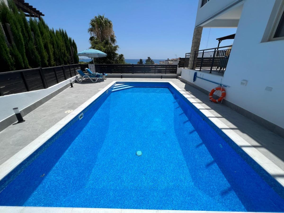 Villa Marina Sea-View Private Pool Peyia Ngoại thất bức ảnh