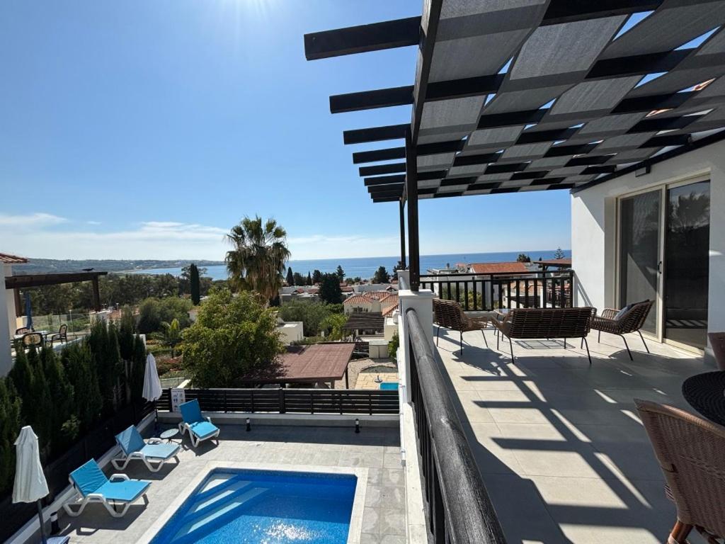 Villa Marina Sea-View Private Pool Peyia Ngoại thất bức ảnh
